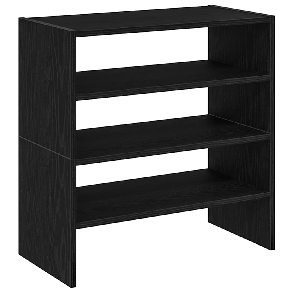 skostativer stabelbare 2 stk. 60x30x30,5 cm sort-eg