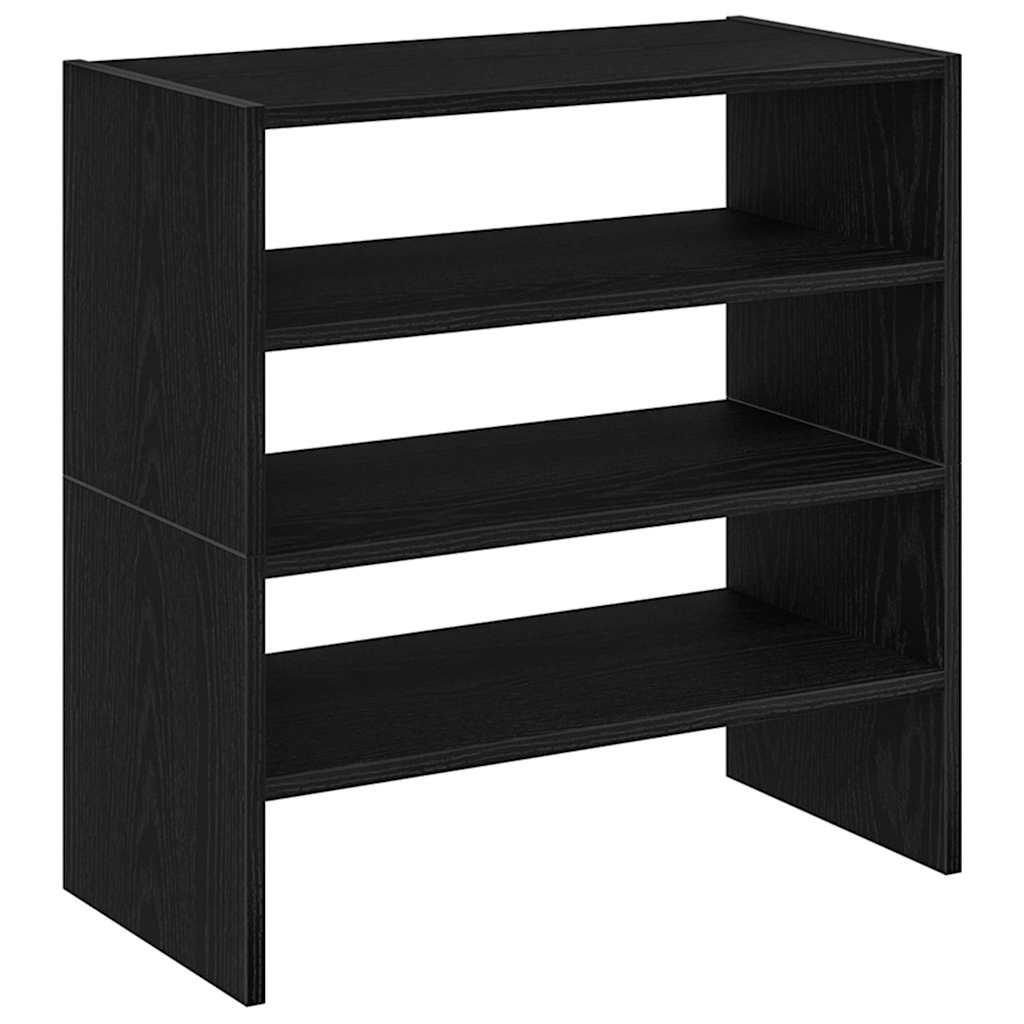skostativer stabelbare 2 stk. 60x30x30,5 cm sort-eg