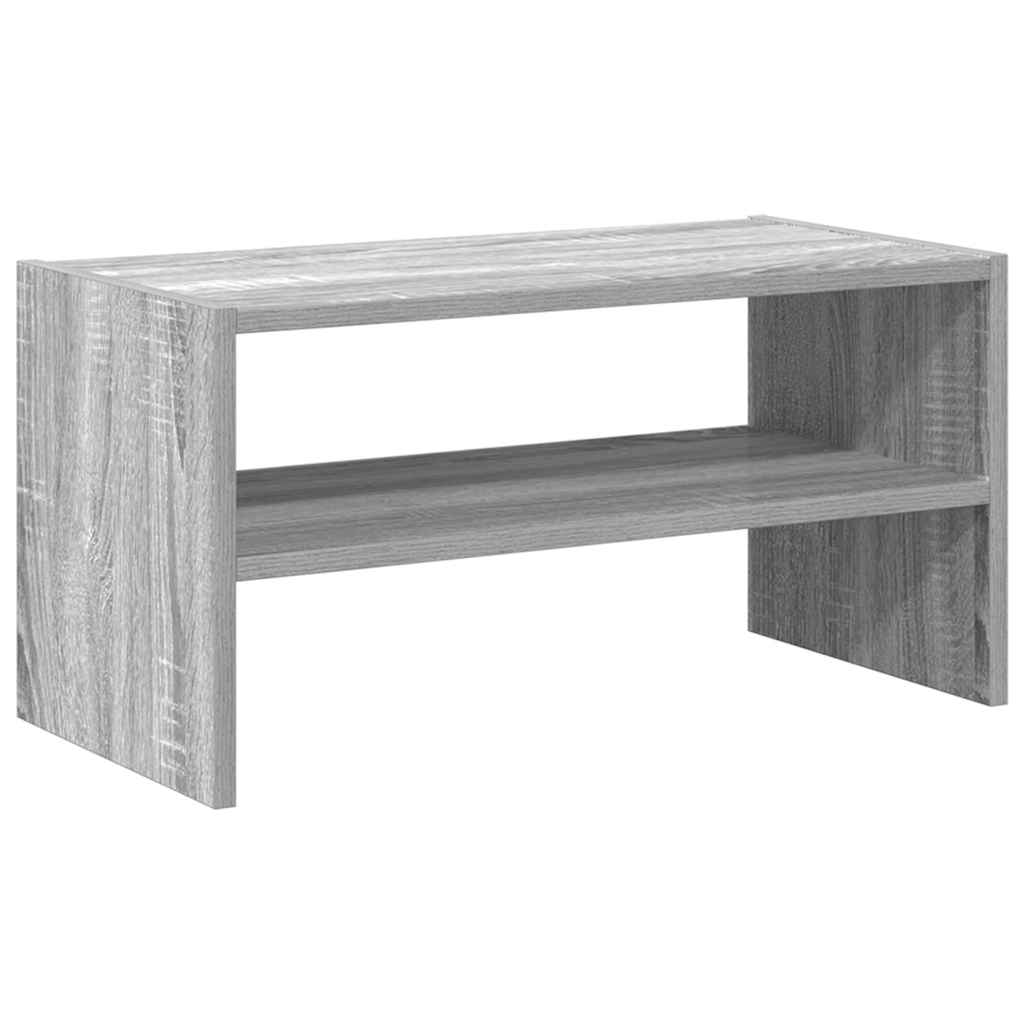 skostativ stabelbar 60x30x30,5 cm grå sonoma-eg