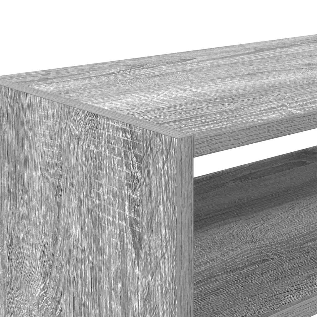 skostativer stabelbare 2 stk. 60x30x30,5 cm grå sonoma-eg