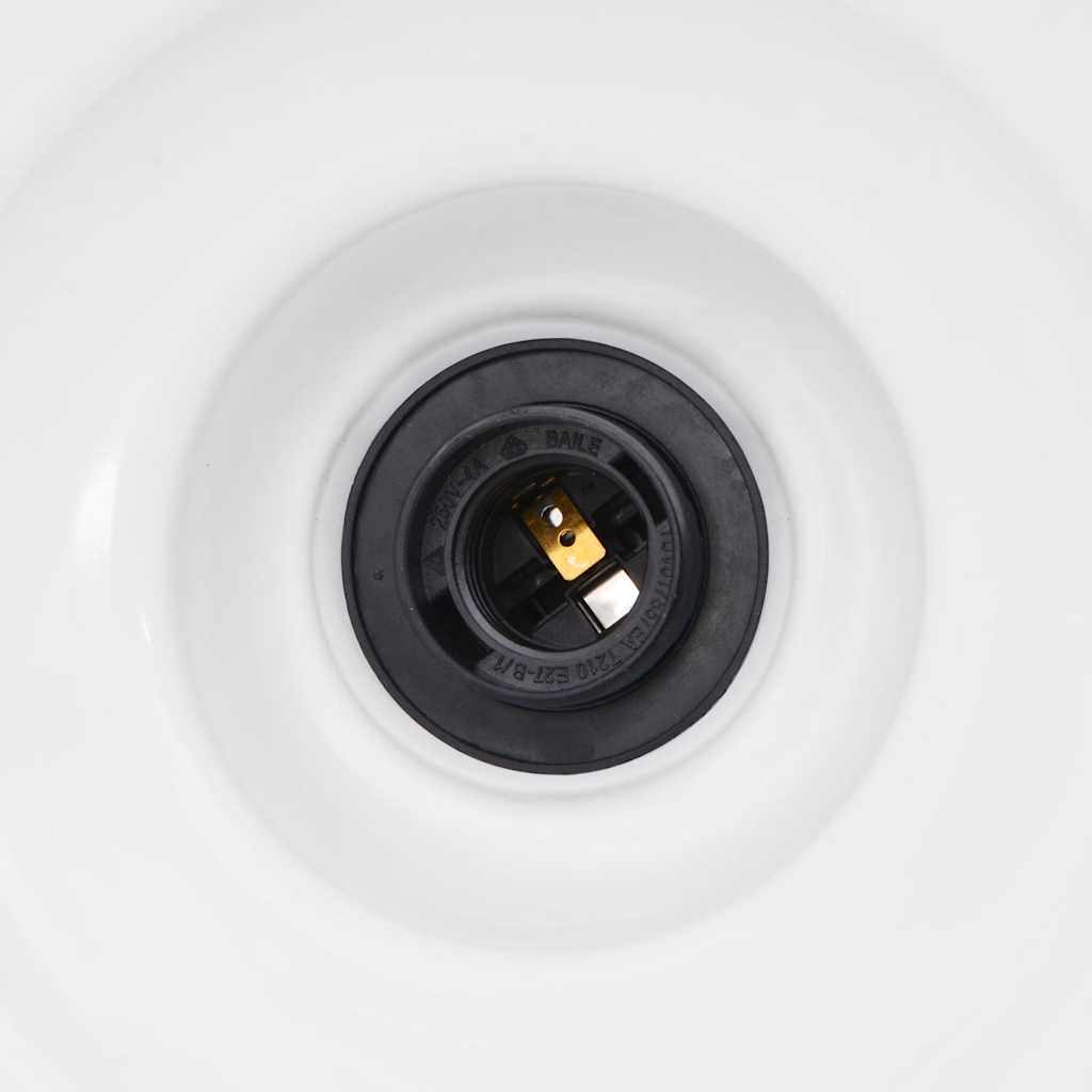 pendellampe højdejusterbar E27 Ø 31 cm metal glans gul