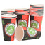papirkaffekopper 1000 stk. 16oz 400ml rød og sort
