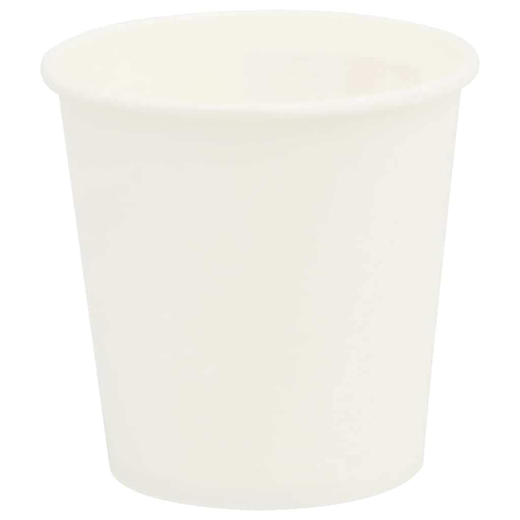 kaffekopper af papir 1000 stk. 4oz 100ml hvid