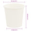 kaffekopper af papir 1000 stk. 4oz 100ml hvid