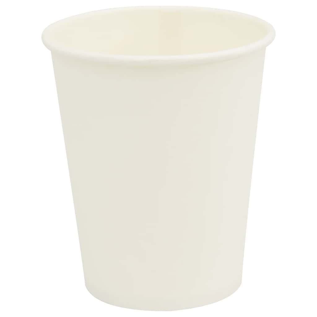 kaffekopper af papir 1000 stk 8oz 200ml hvid