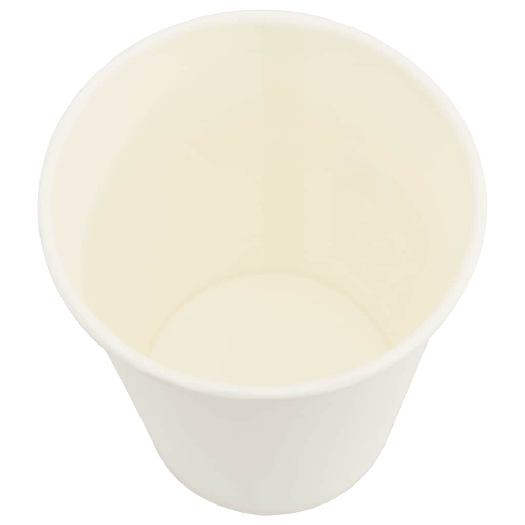 kaffekopper af papir 1000 stk 8oz 200ml hvid