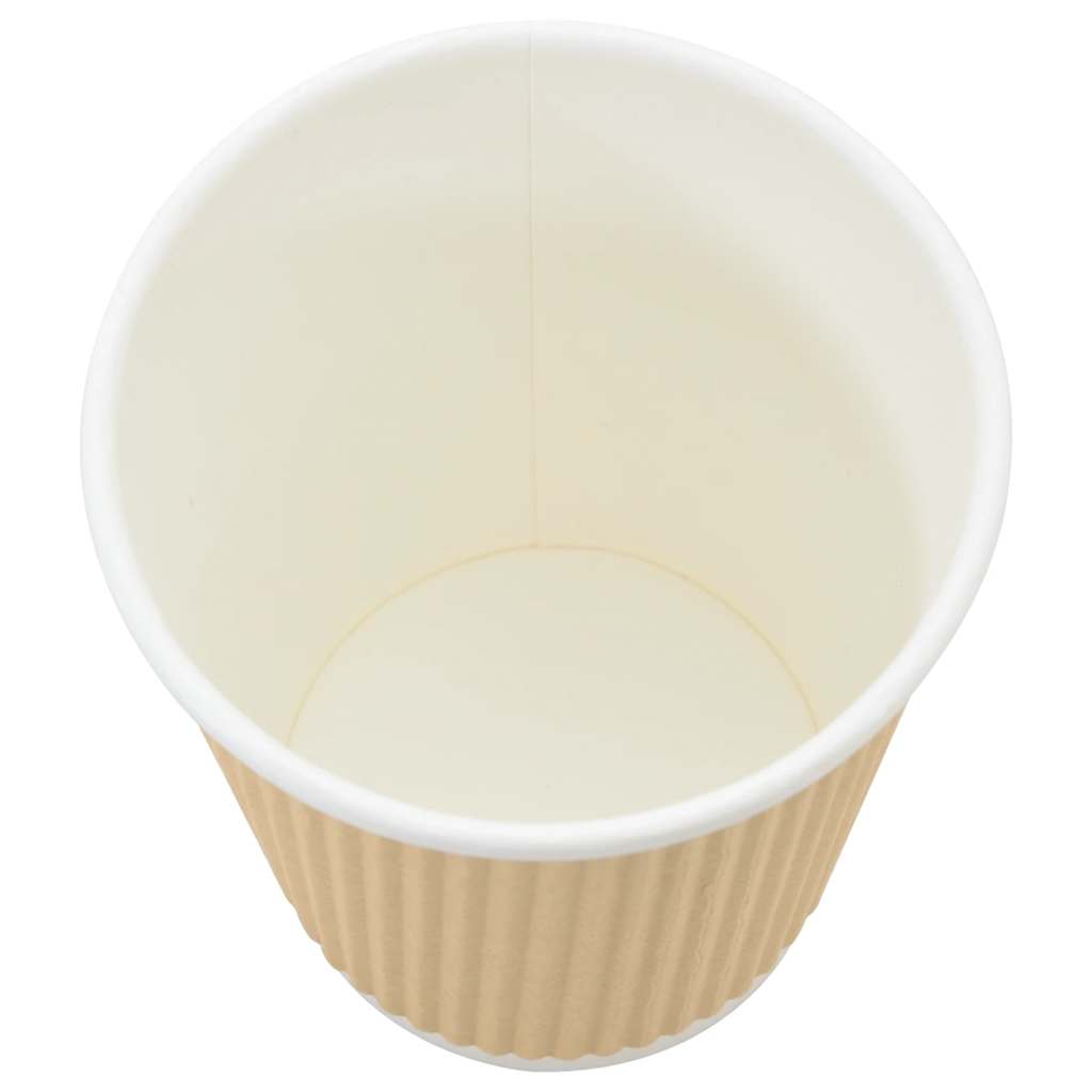 kaffekopper af papir 500 stk. 8oz 200ml brun