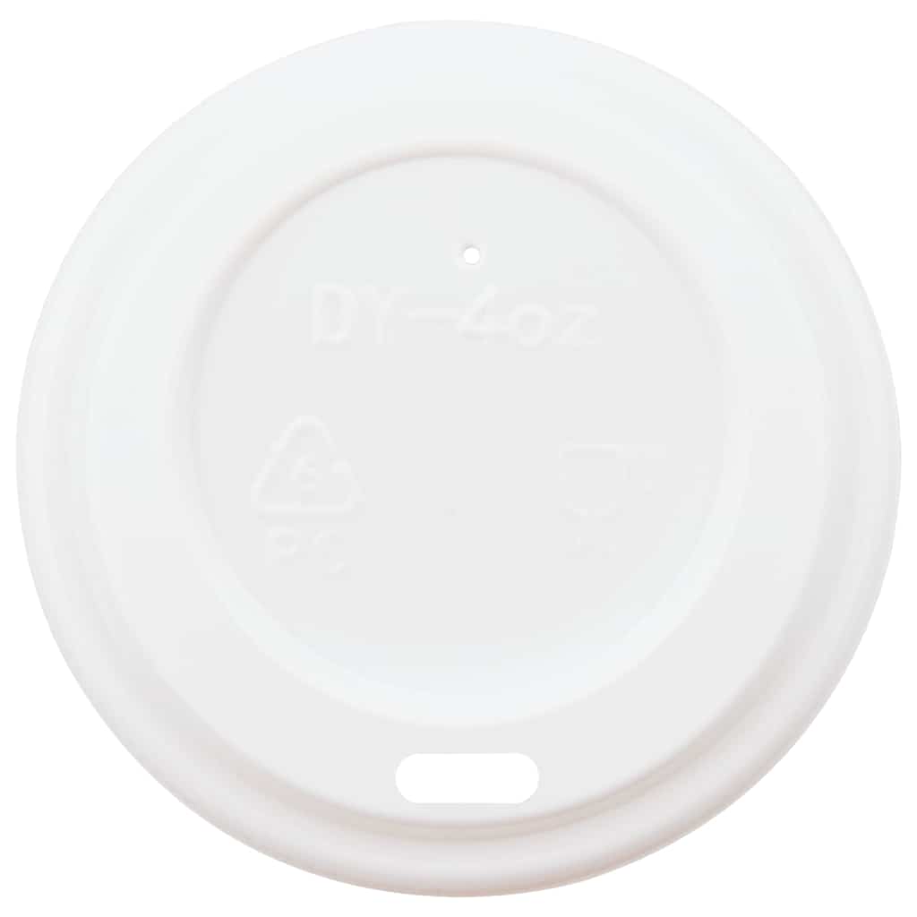 papirkoplåg Ø60 mm 4 oz 1000 stk. hvid plast