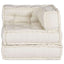 modulær sofaenhed stof 70x70x54 cremefarvet