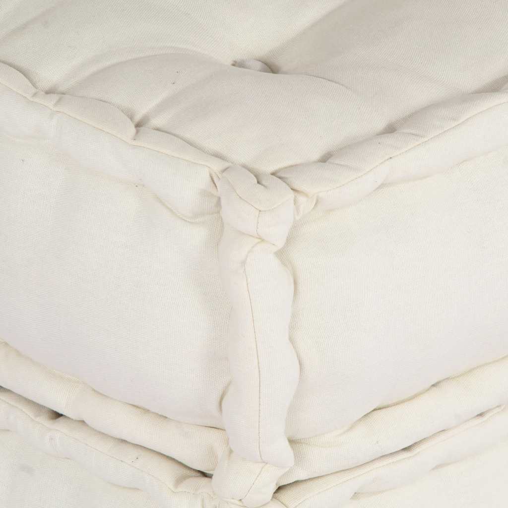 modulær sofaenhed stof 70x70x36 cremefarvet