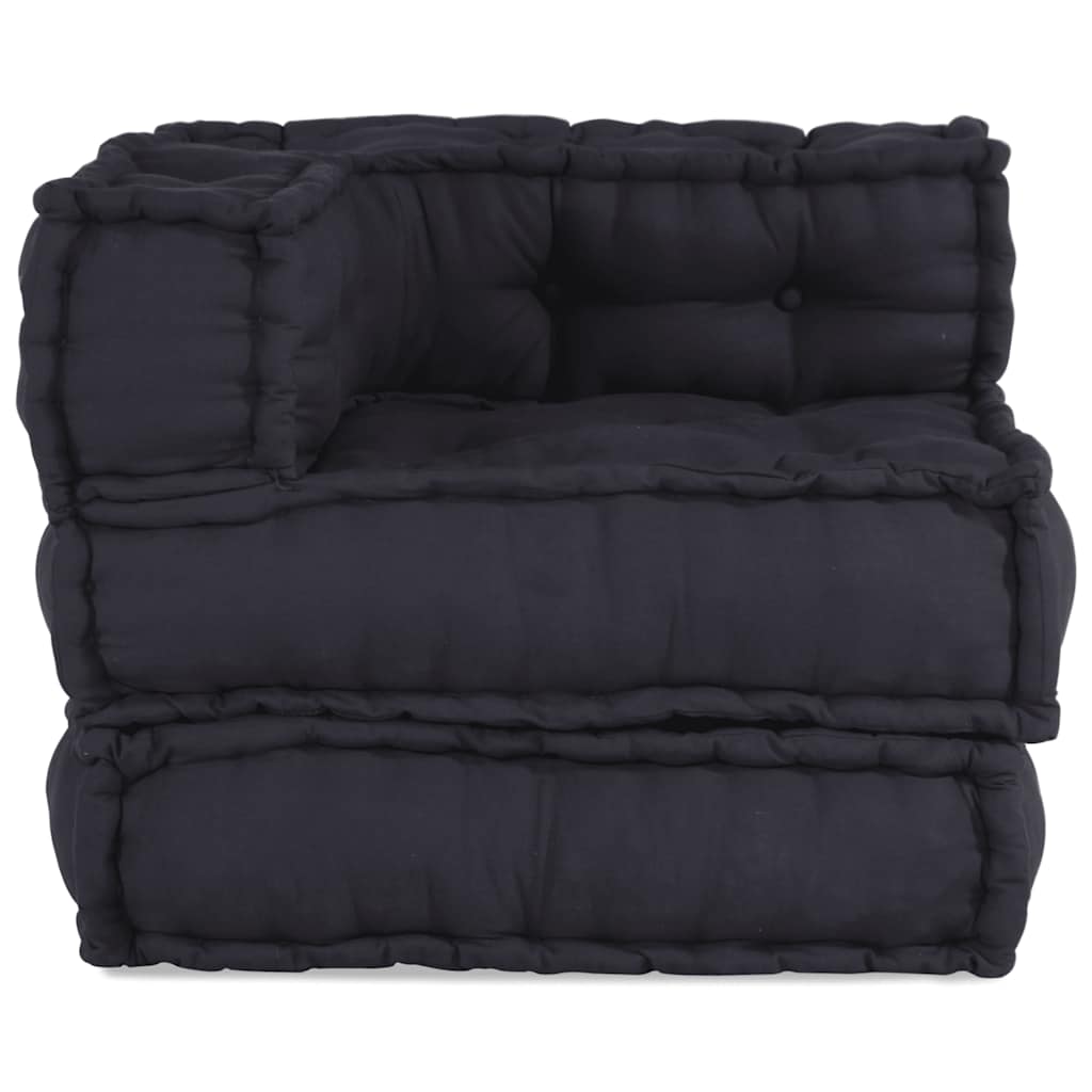 modulær sofaenhed stof 70x70x54 antracitgrå