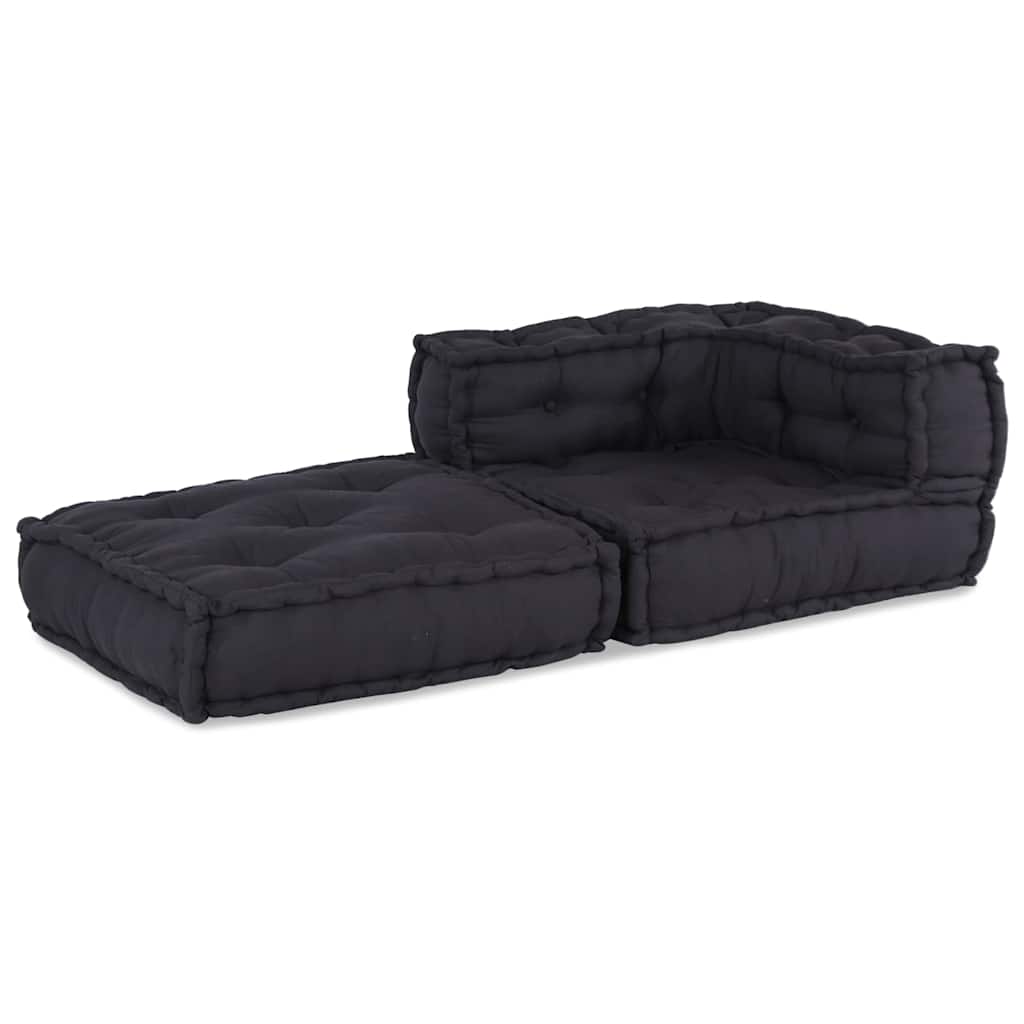 modulær sofaenhed stof 70x70x54 antracitgrå