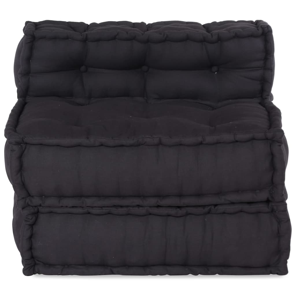 modulær sofaenhed stof 70x70x54 antracitgrå