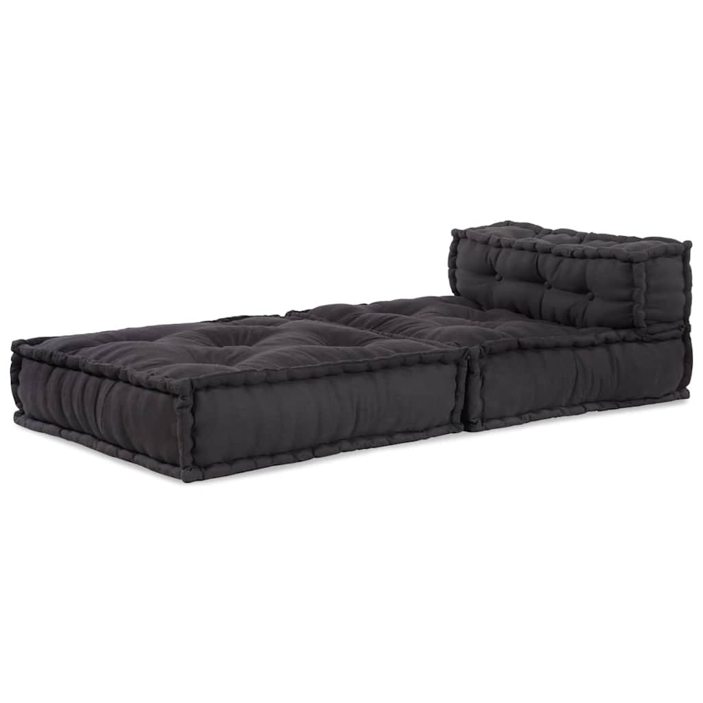modulær sofaenhed stof 70x70x54 antracitgrå