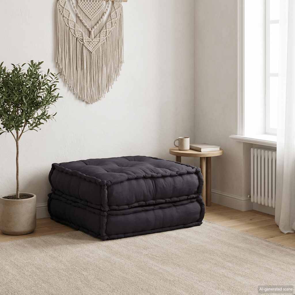 modulær sofaenhed stof 70x70x36 antracitgrå