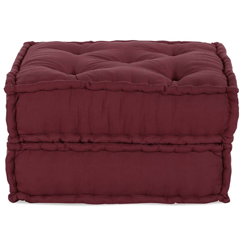 modulær sofaenhed stof 70x70x36 brunrød
