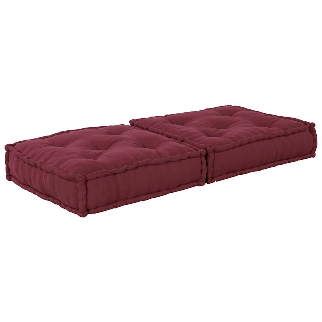 modulær sofaenhed stof 70x70x36 brunrød