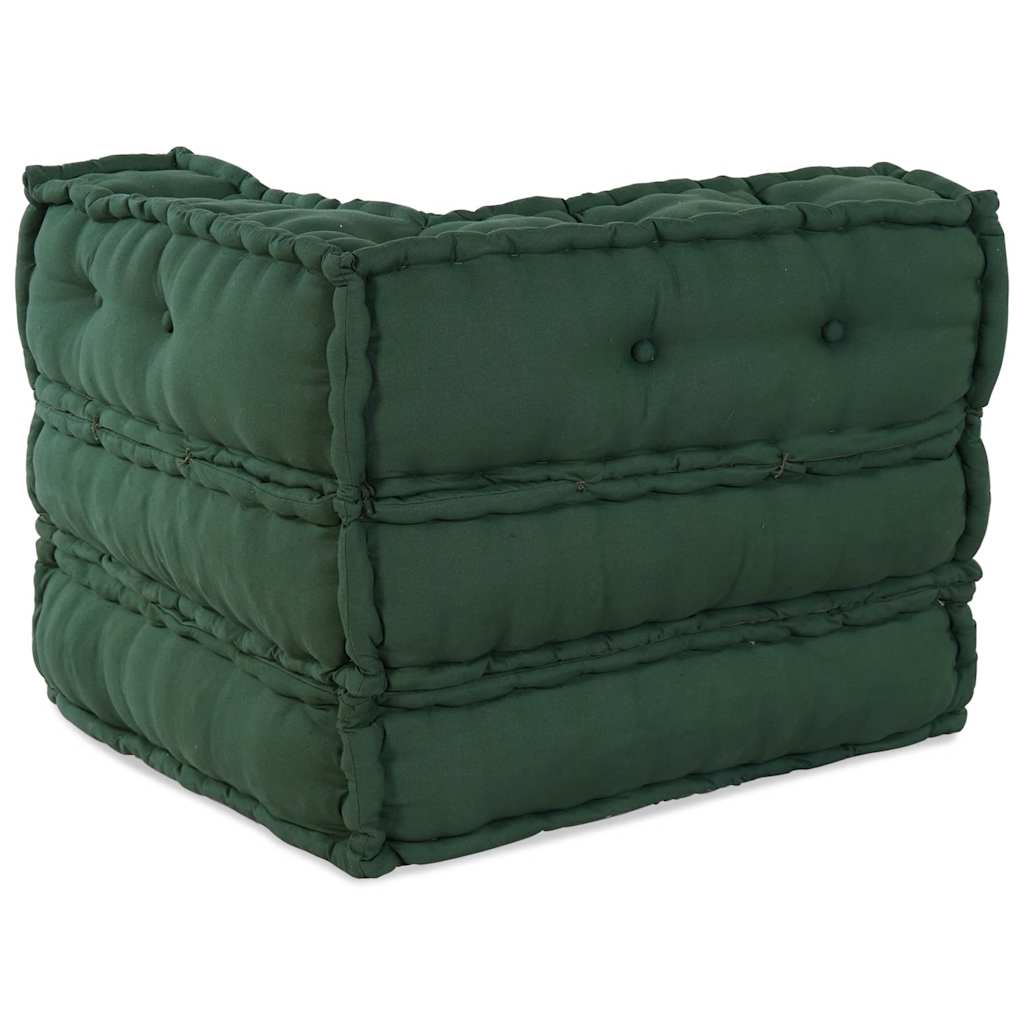 modulær sofaenhed stof 70x70x54 grøn