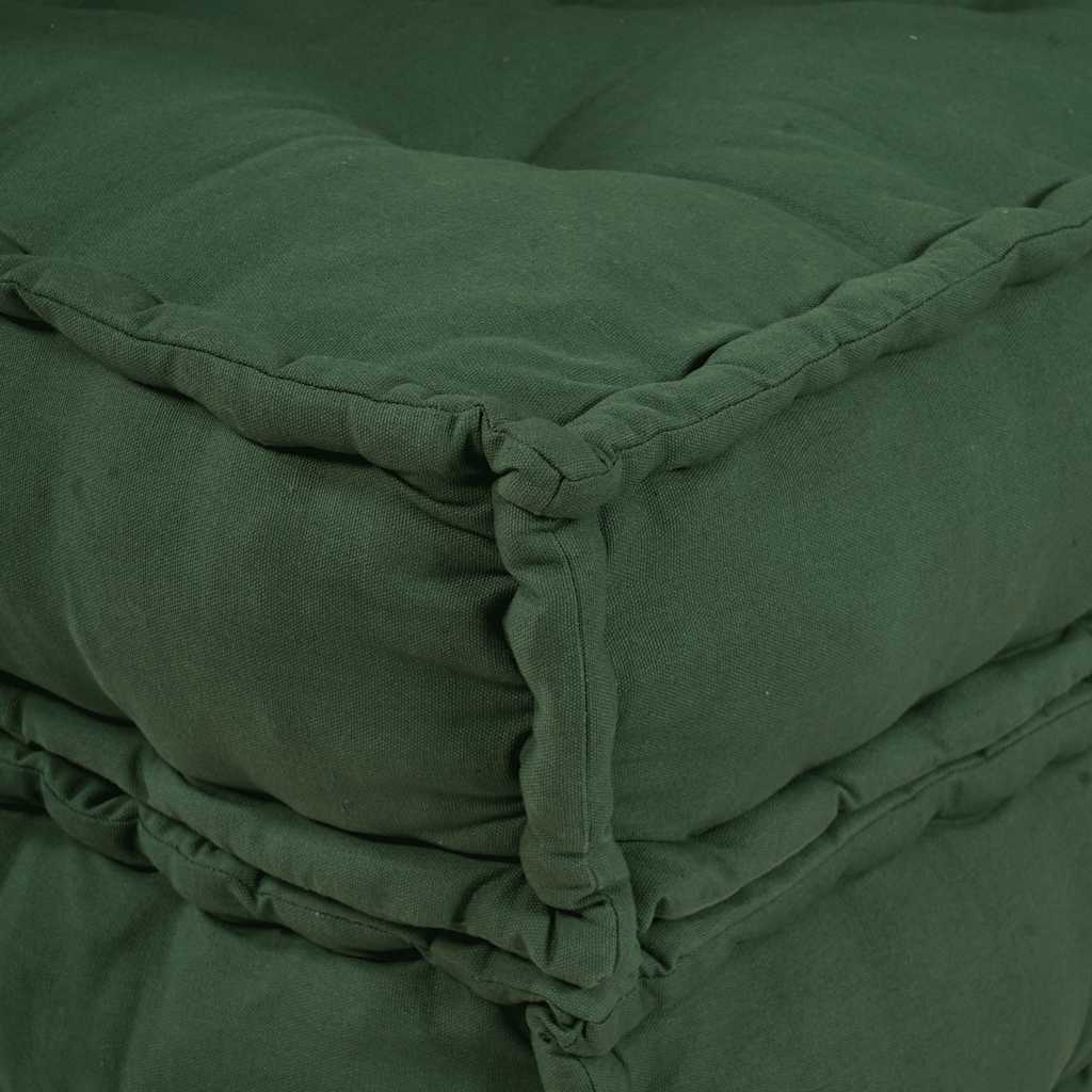 modulær sofaenhed stof 70x70x54 grøn