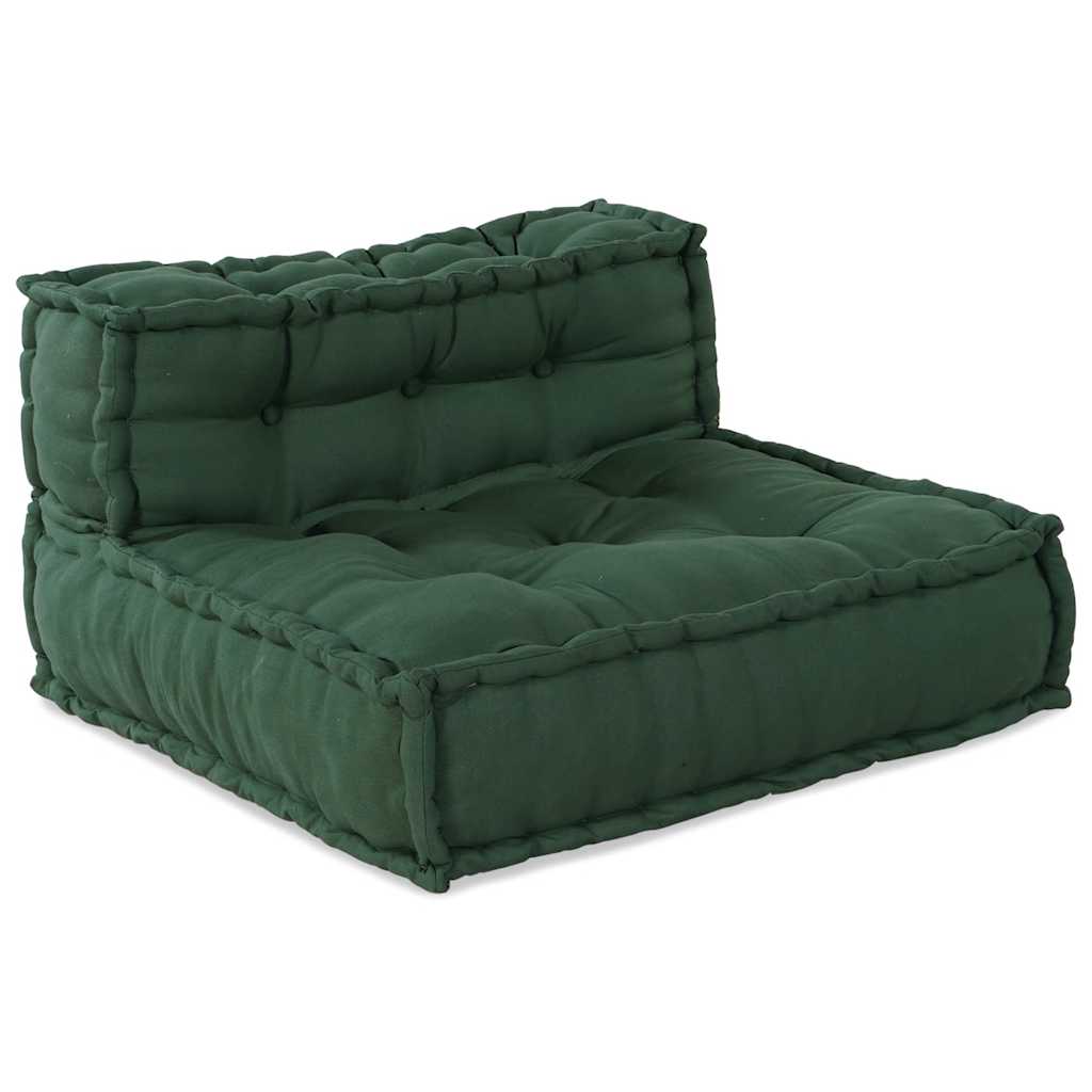 modulær sofaenhed stof 70x70x54 grøn