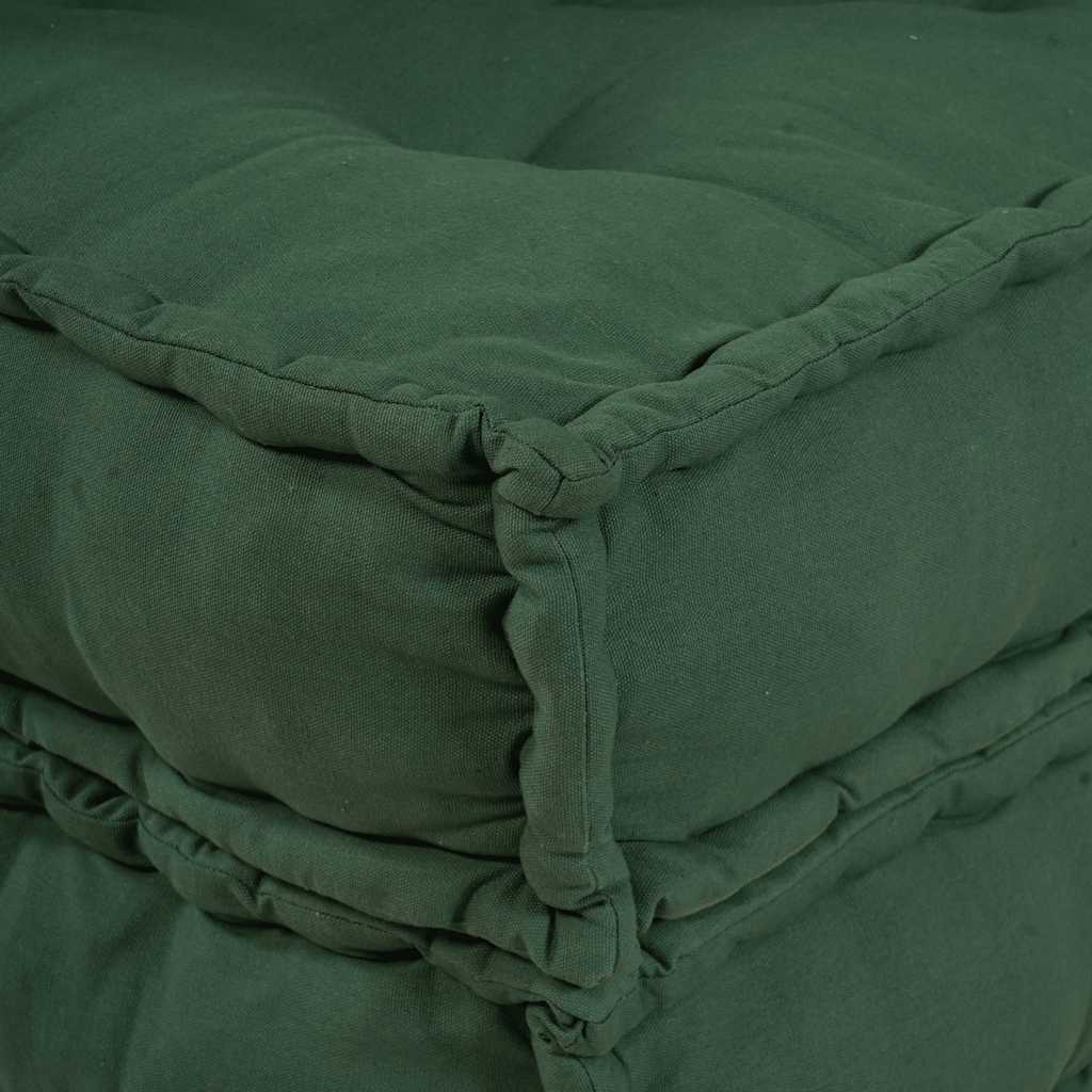 modulær sofaenhed stof 70x70x54 grøn