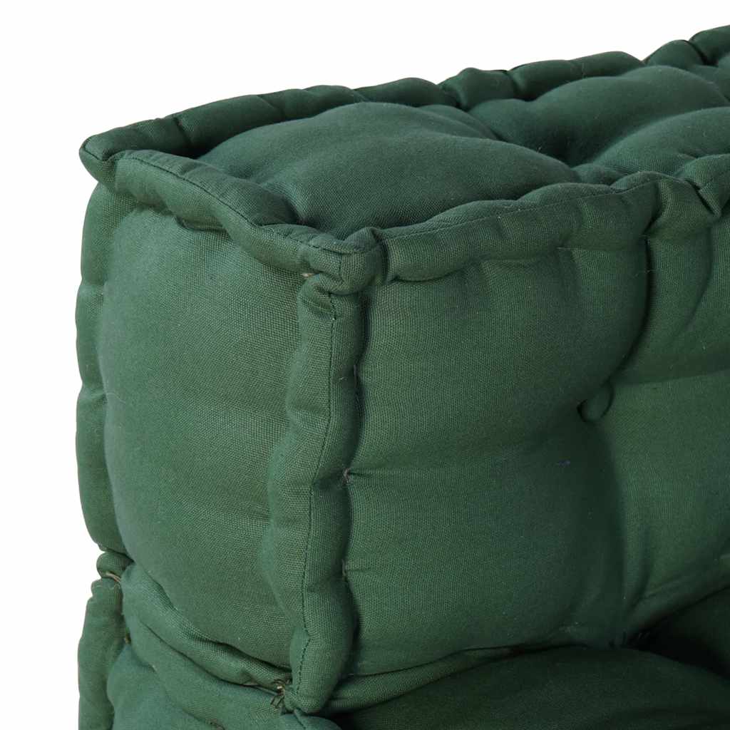 modulær sofaenhed stof 70x70x54 grøn
