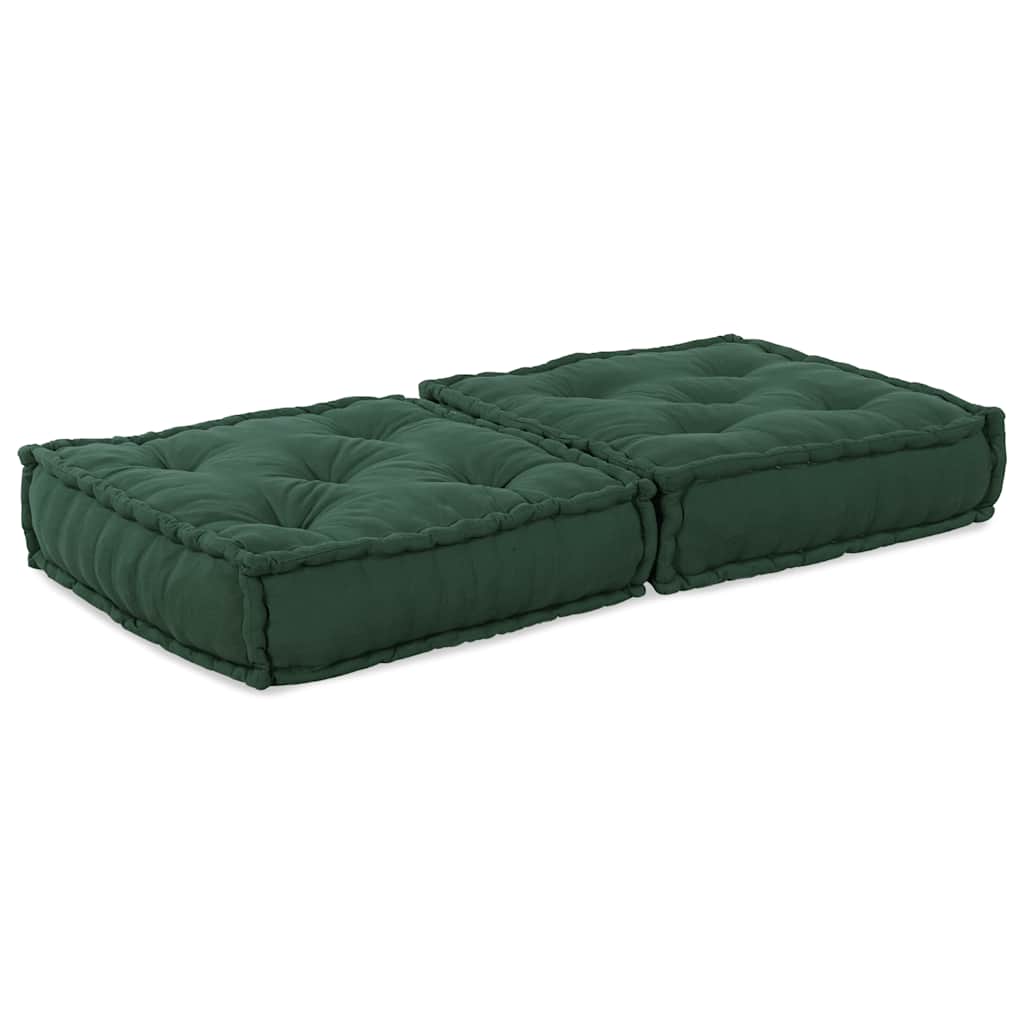 modulær sofaenhed stof 70x70x36 grøn