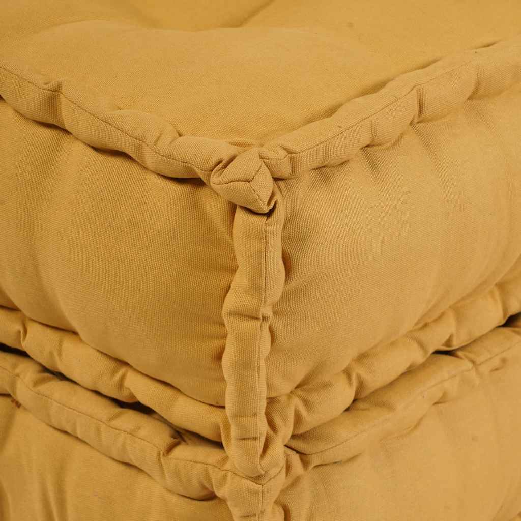 modulær sofaenhed stof 70x70x54 gul