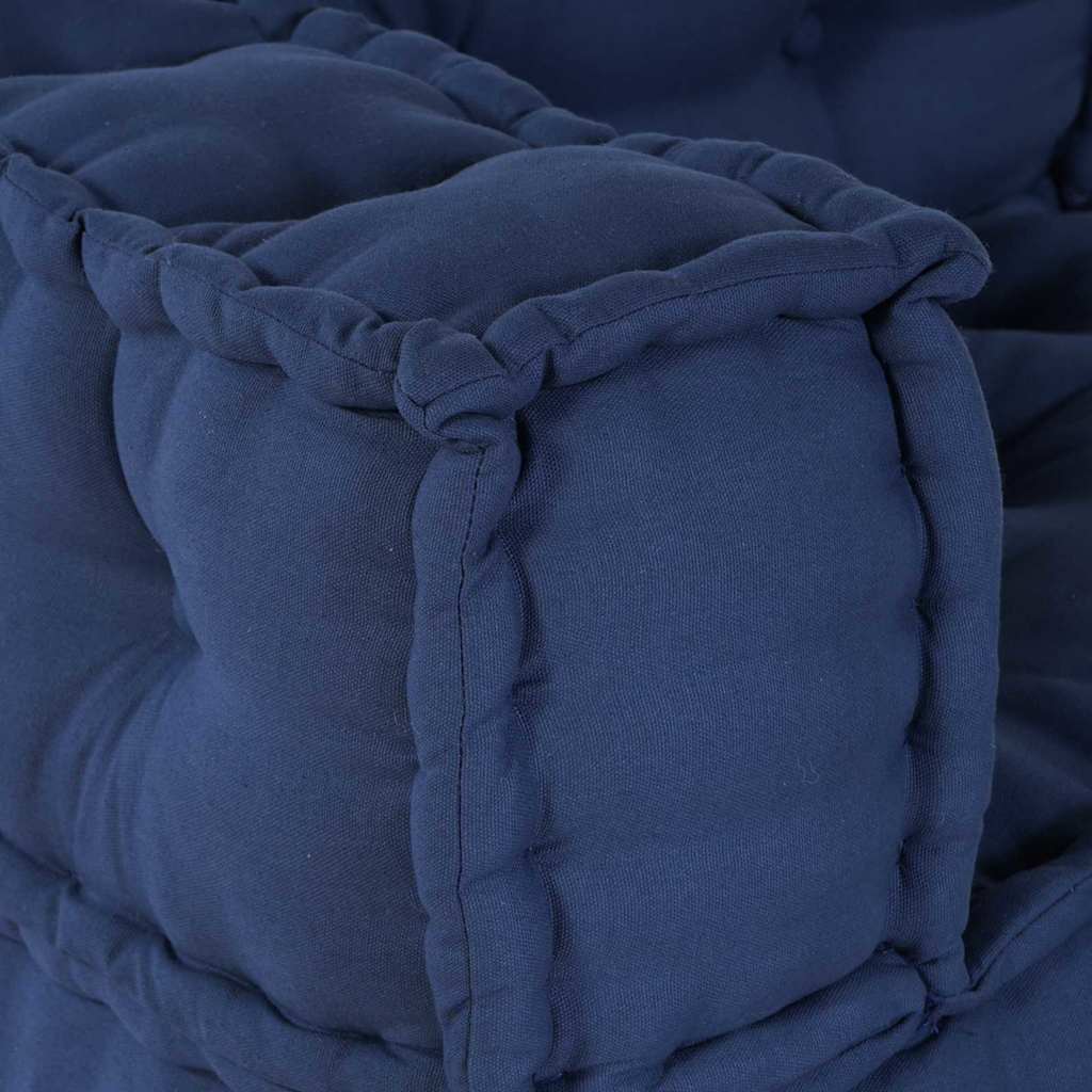 Modulssofa Enhed 3 stk. Stof Indigo 140 x 70 x 36 cm