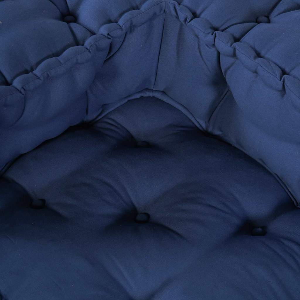Modulssofa Enhed 3 stk. Stof Indigo 140 x 70 x 36 cm