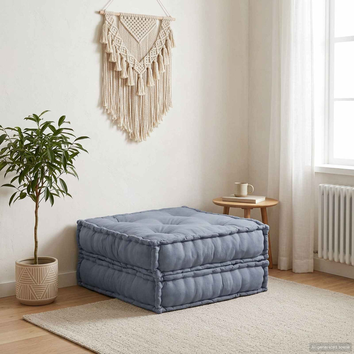 Modulssofa Enhed Stof Grå 70 x 70 x 36 cm