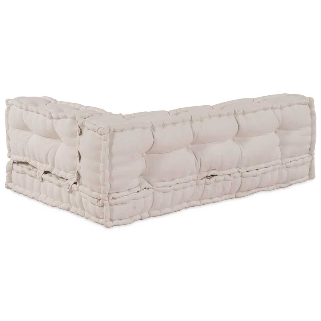 Palle Sofa Pude 3 stk. Stof Cremefarvet 120 x 80 x 34 cm