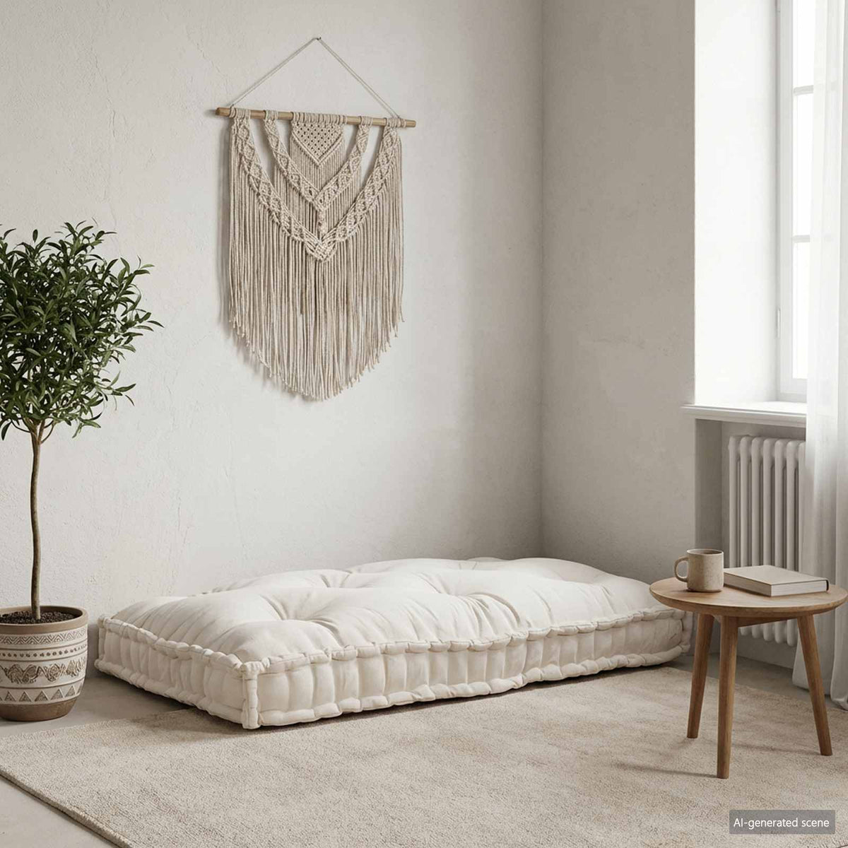 Palle Sofa Pude Cremefarvet 120 x 80 x 12 cm Stof