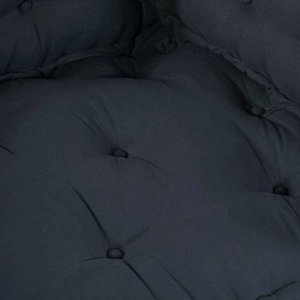 Palle Sofa Pude 3 stk. Stof Antracit 120 x 80 x 38 cm