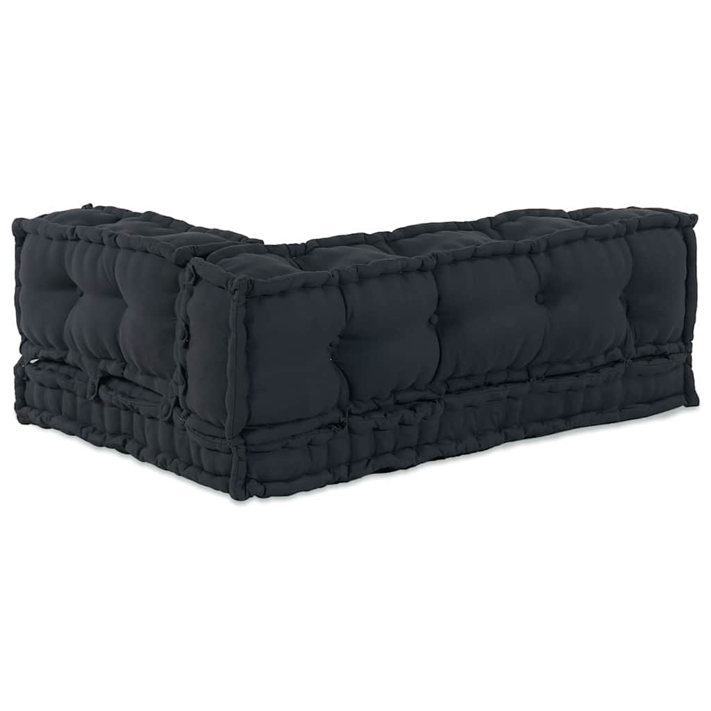 Palle Sofa Pude 3 stk. Stof Antracit 120 x 80 x 38 cm