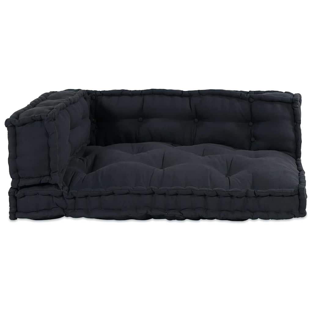 Palle Sofa Pude 3 stk. Stof Antracit 120 x 80 x 38 cm