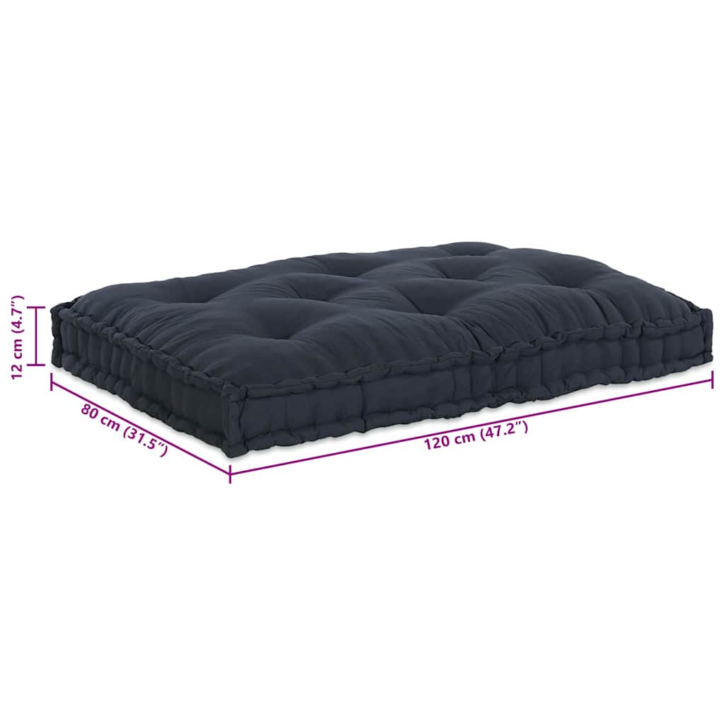 Palle Sofa Pude Antracit 120 x 80 x 12 cm Stof
