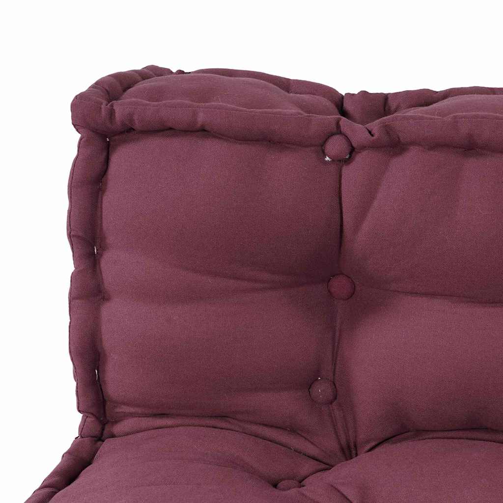 Palle Sofa Pude 3 stk. Stof Bordeaux 120 x 80 x 38 cm