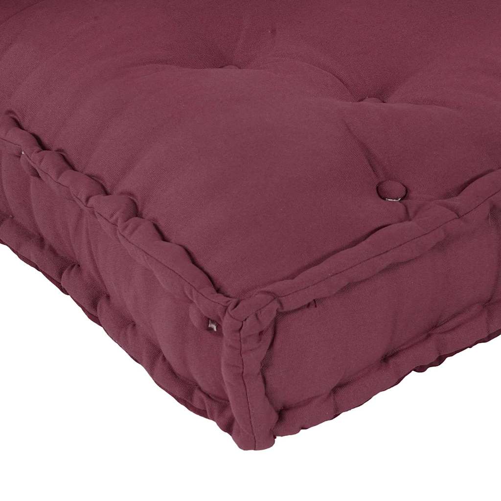 Palle Sofa Pude 3 stk. Stof Bordeaux 120 x 80 x 38 cm