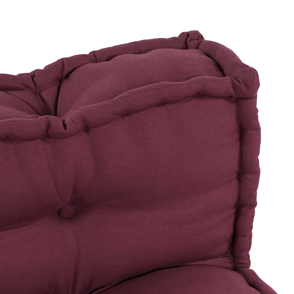 Palle Sofa Pude 2 stk. Stof Bordeaux 120 x 80 x 38 cm