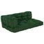 Palle Sofa Pude 3 stk. Stof Grøn 120 x 80 x 38 cm