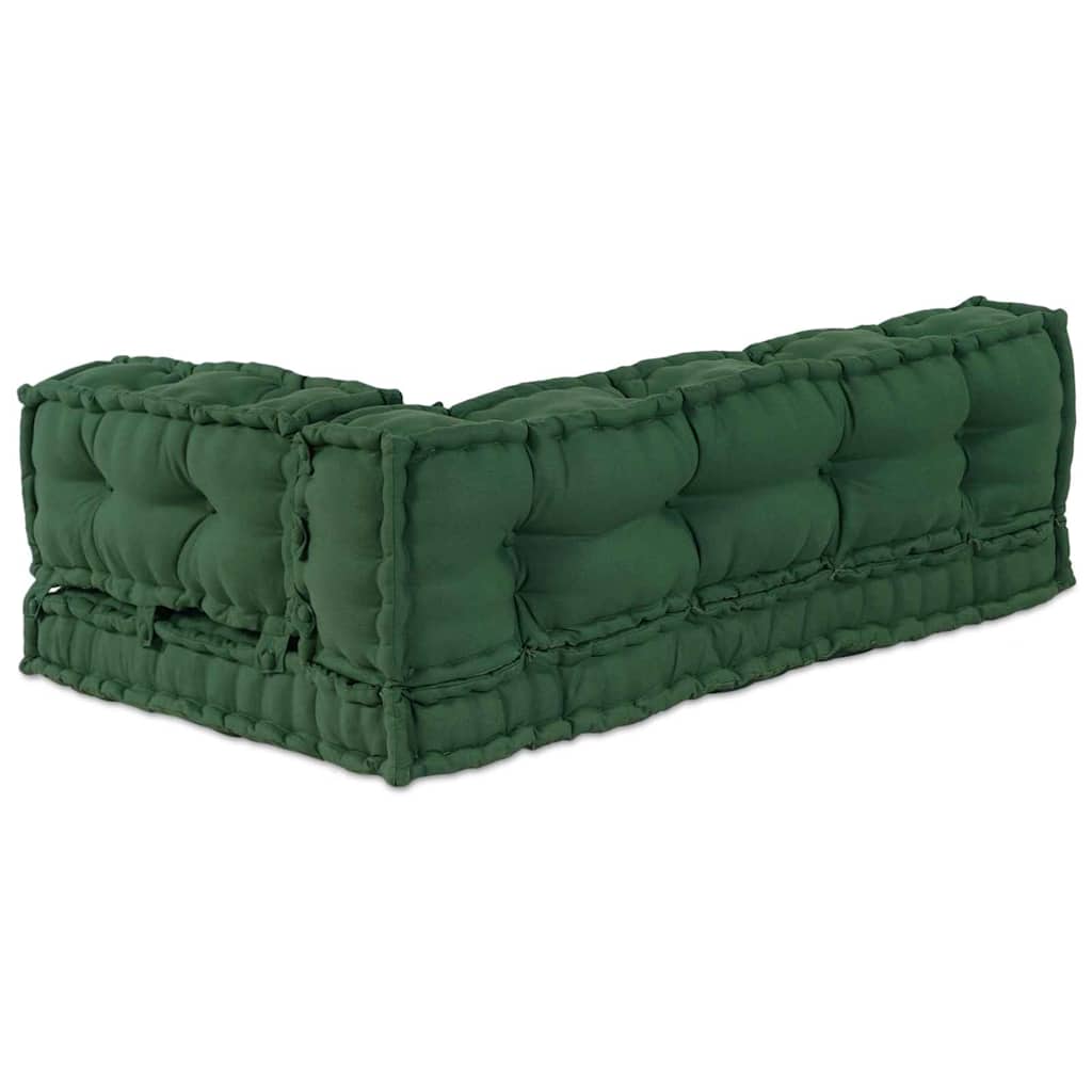 Palle Sofa Pude 3 stk. Stof Grøn 120 x 80 x 38 cm