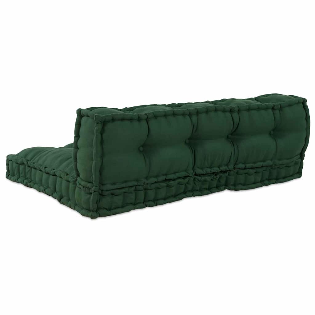 Palle Sofa Pude 2 stk. Stof Grøn 120 x 80 x 38 cm