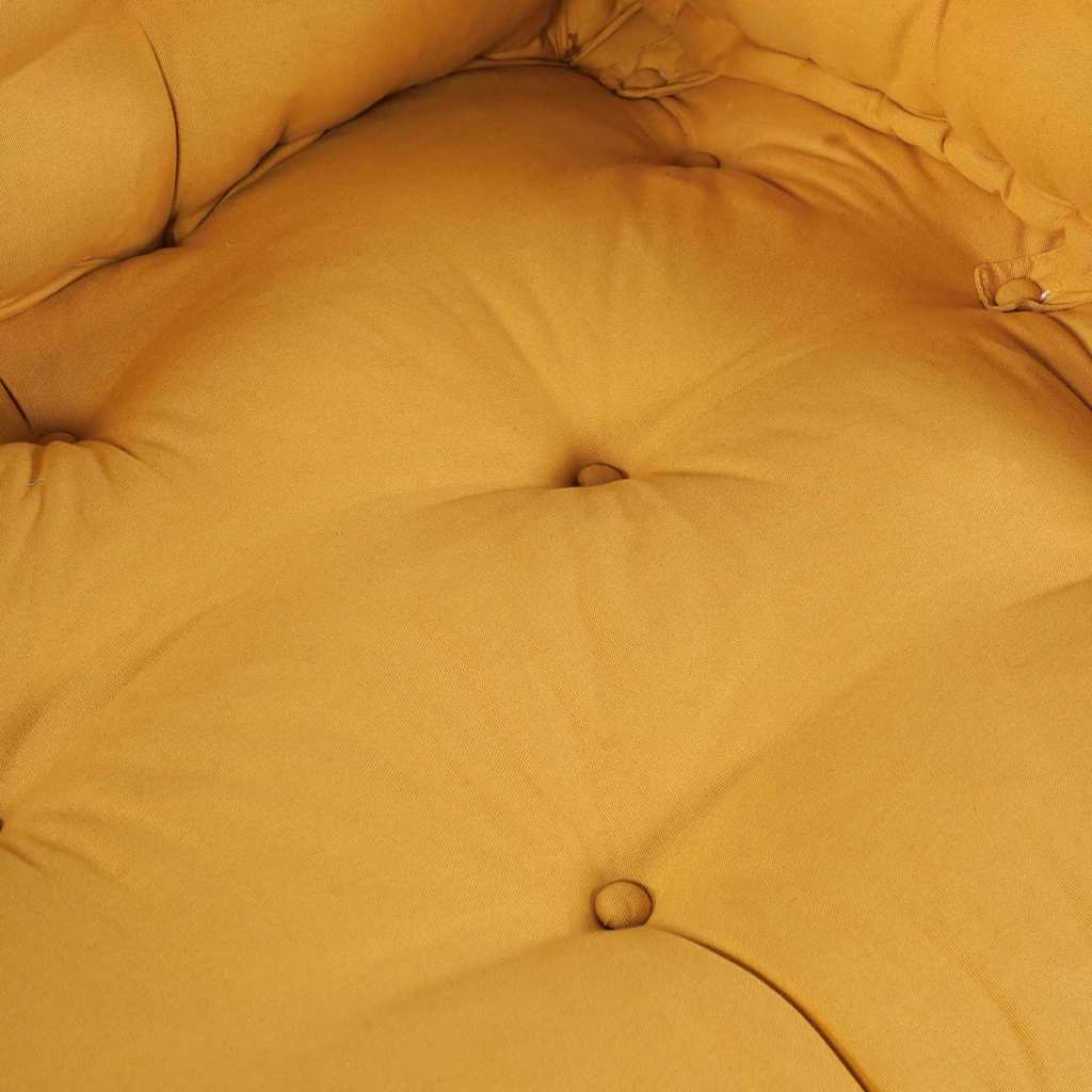 Palle Sofa Pude 2 stk. Stof Gul 120 x 80 x 38 cm