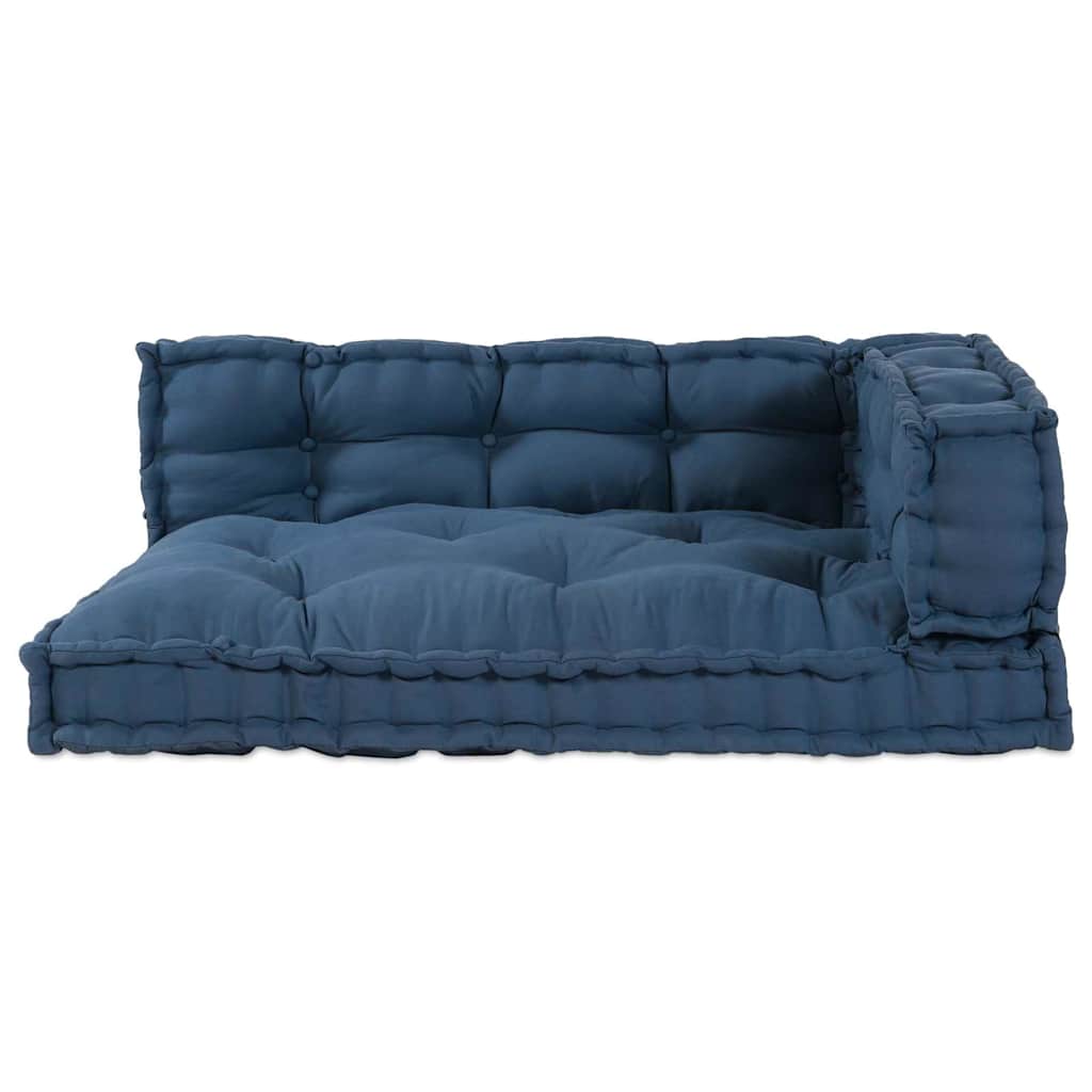 Palle Sofa Pude 3 stk. Stof Indigo 120 x 80 x 38 cm