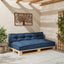Palle Sofa Pude 2 stk. Stof Indigo 120 x 80 x 38 cm
