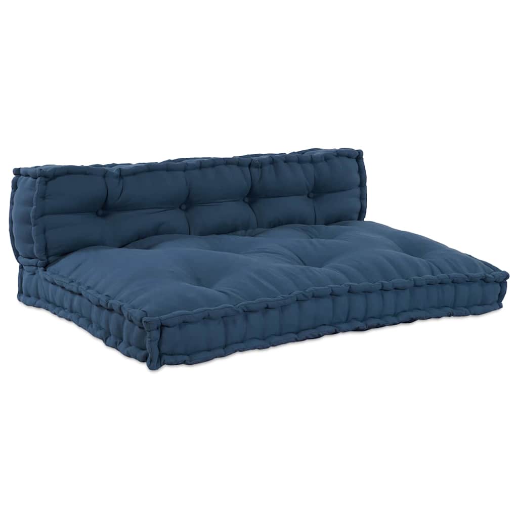 Palle Sofa Pude 2 stk. Stof Indigo 120 x 80 x 38 cm