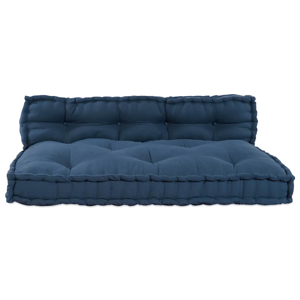 Palle Sofa Pude 2 stk. Stof Indigo 120 x 80 x 38 cm