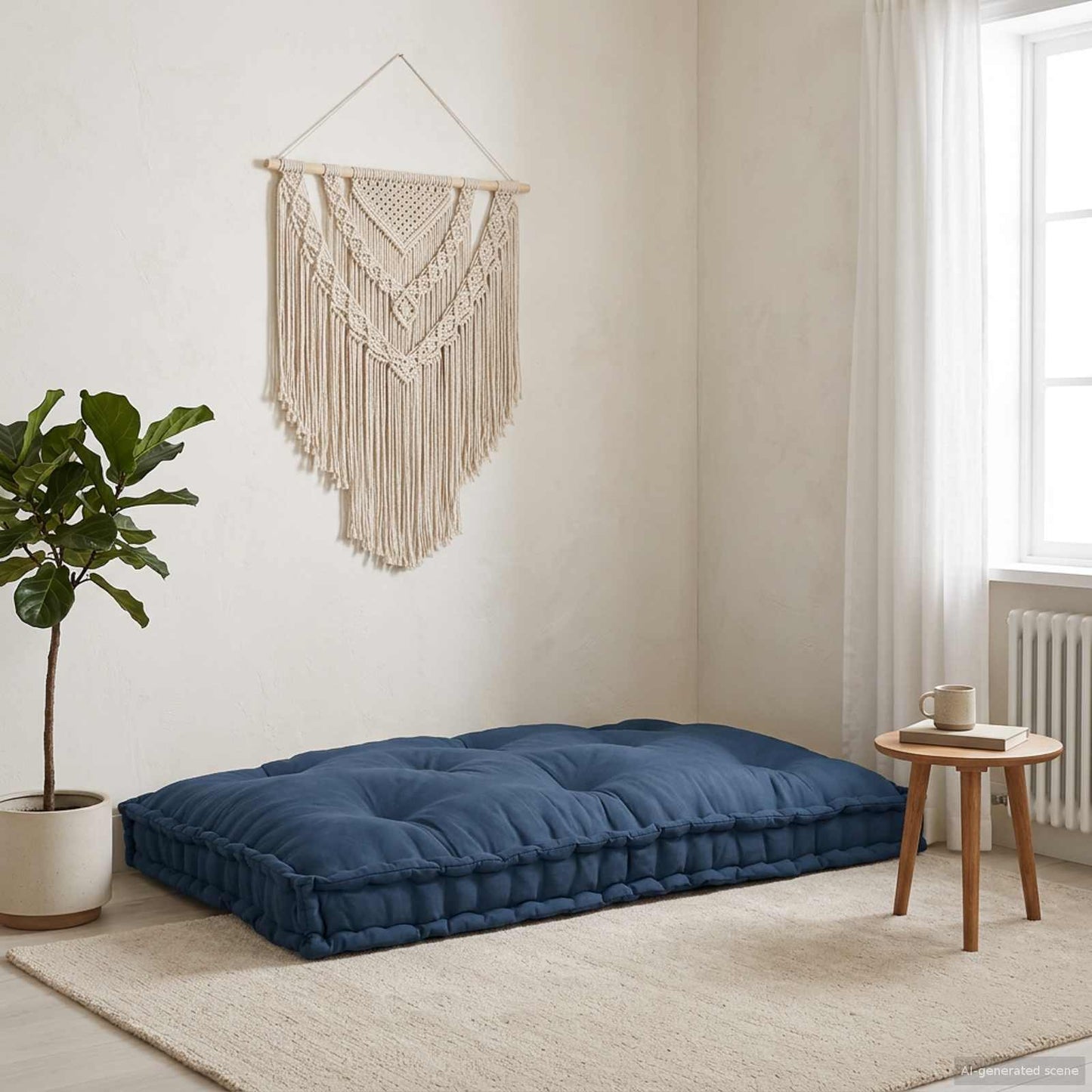 Palle Sofa Pude Indigo 120 x 80 x 12 cm Stof
