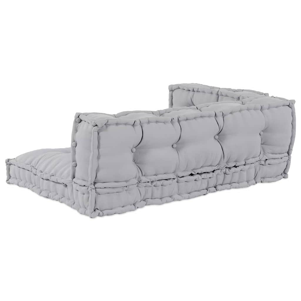 Palle Sofa Pude 3 stk. Stof Grå 120 x 80 x 38 cm